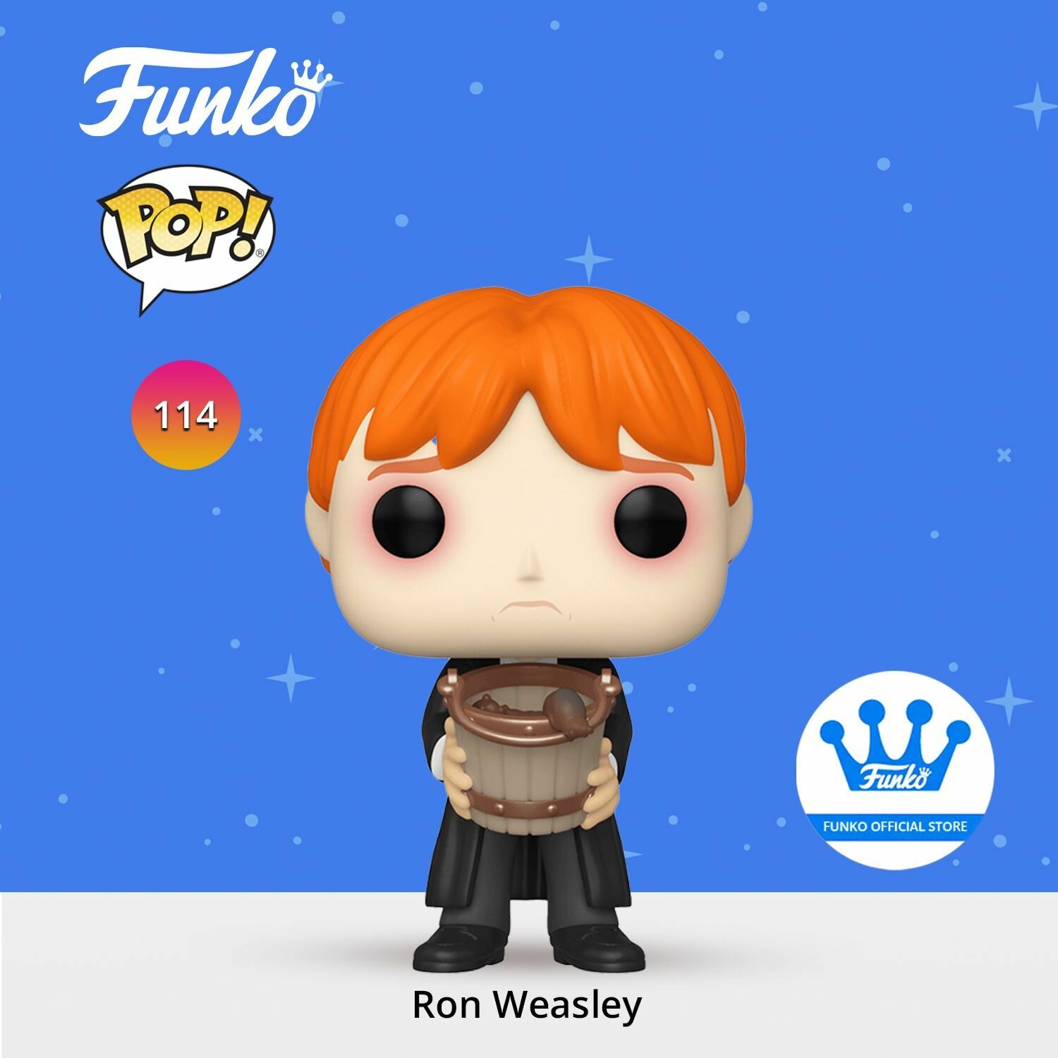 Фигурка Funko POP! Vinyl: Harry Potter: Ron Puking Slugs w/Bucket 48066