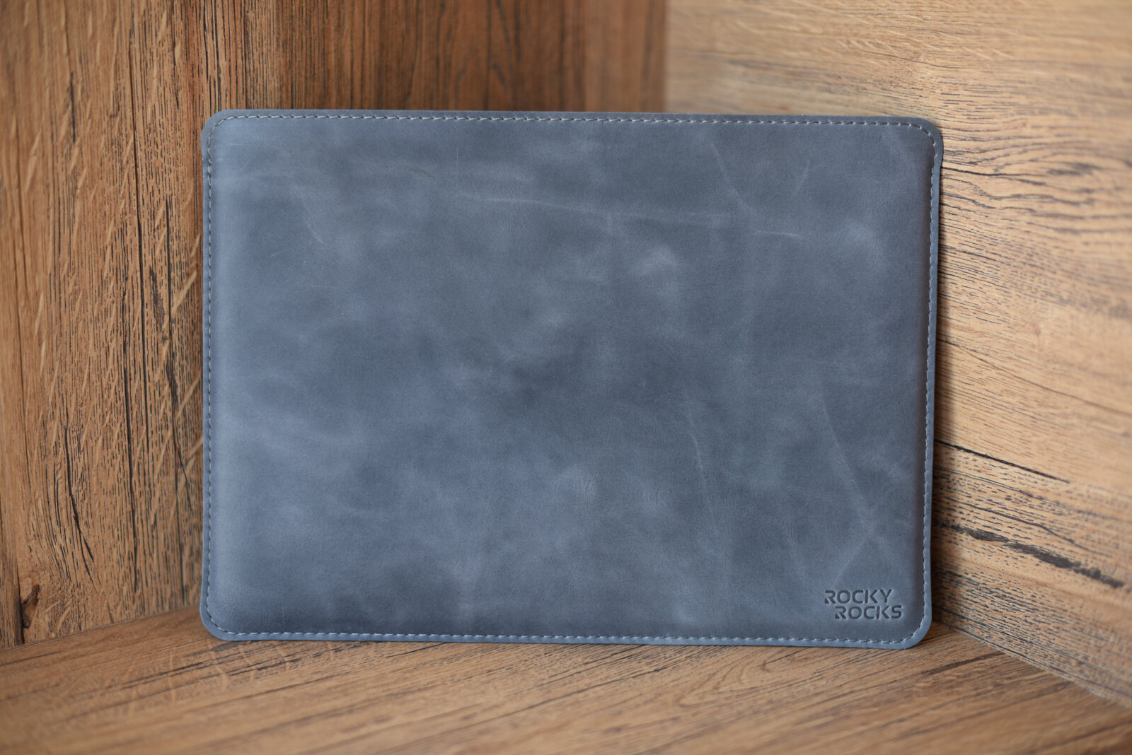 Кожаный чехол для Huawei MateBook X Pro 2024 Rocky Rocks SIDER CH Серый Мрамор