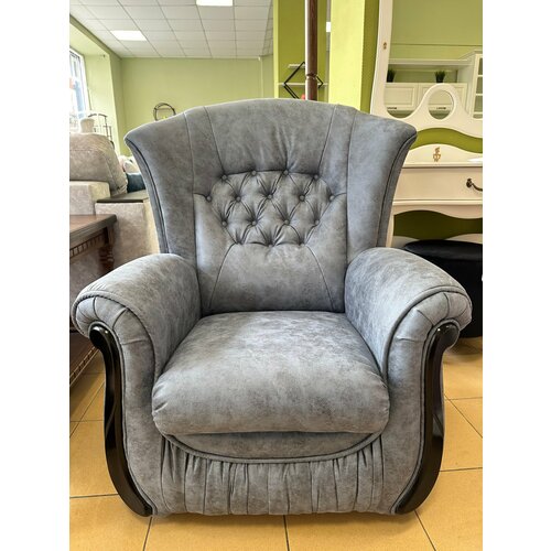 Кресло для отдыха Фаворит цвет- замша океан 29890₽