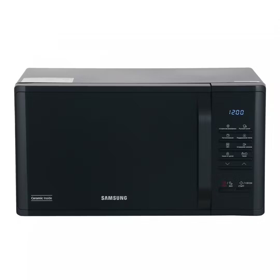 Микроволновая печь Samsung MS23K3513AK, 800 Вт, 23 л, биокерамическая эмаль, черный