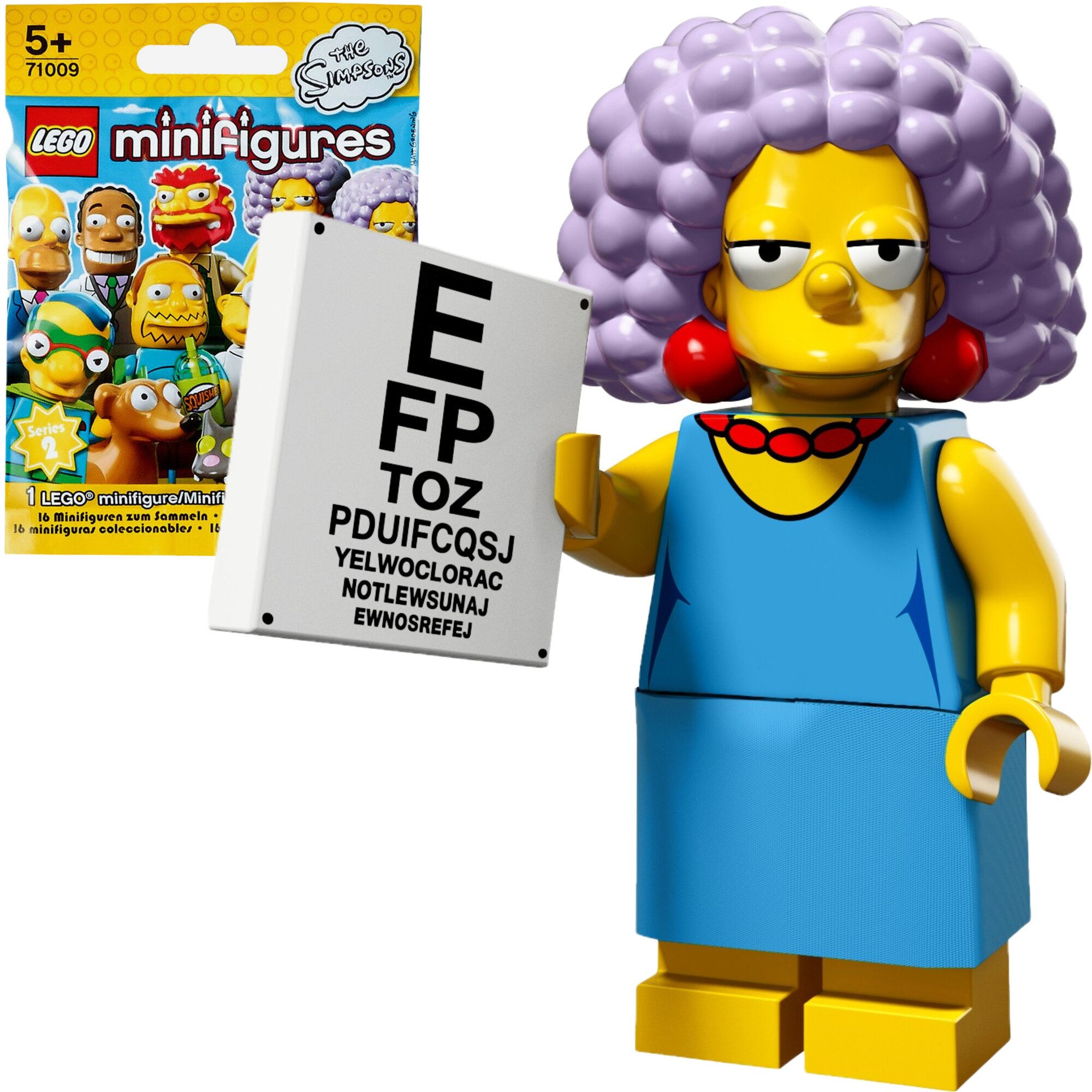 Минифигурки лего "Симпсоны - Сельма Бувье" LEGO Simpson Minifigures 71009-11