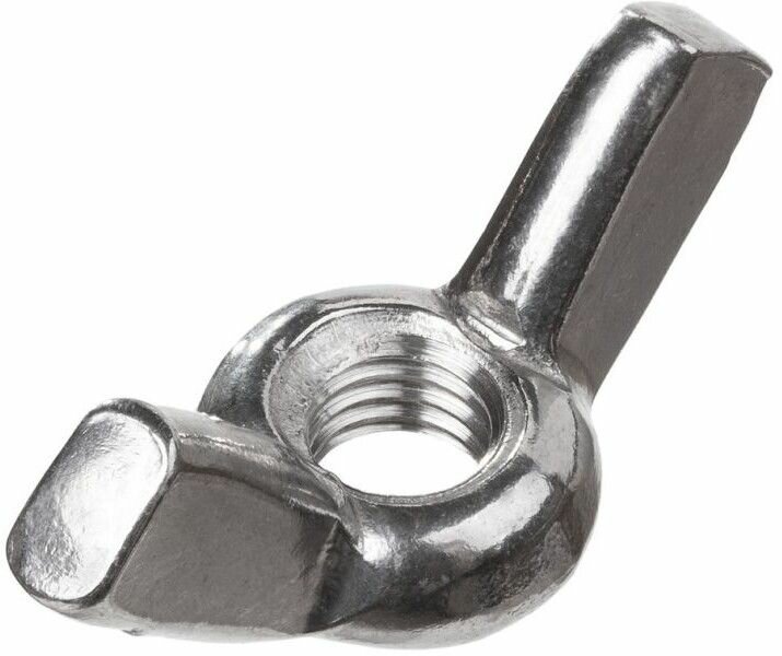 Гайка барашковая М6 нержавеющая сталь А2 DIN 315 STARFIX 200 штук (SM-62453-200)