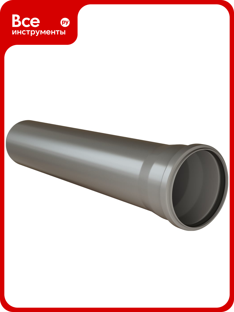 Труба EVER PLAST 110 1.5 м пп толщина 2.2 мм 552358