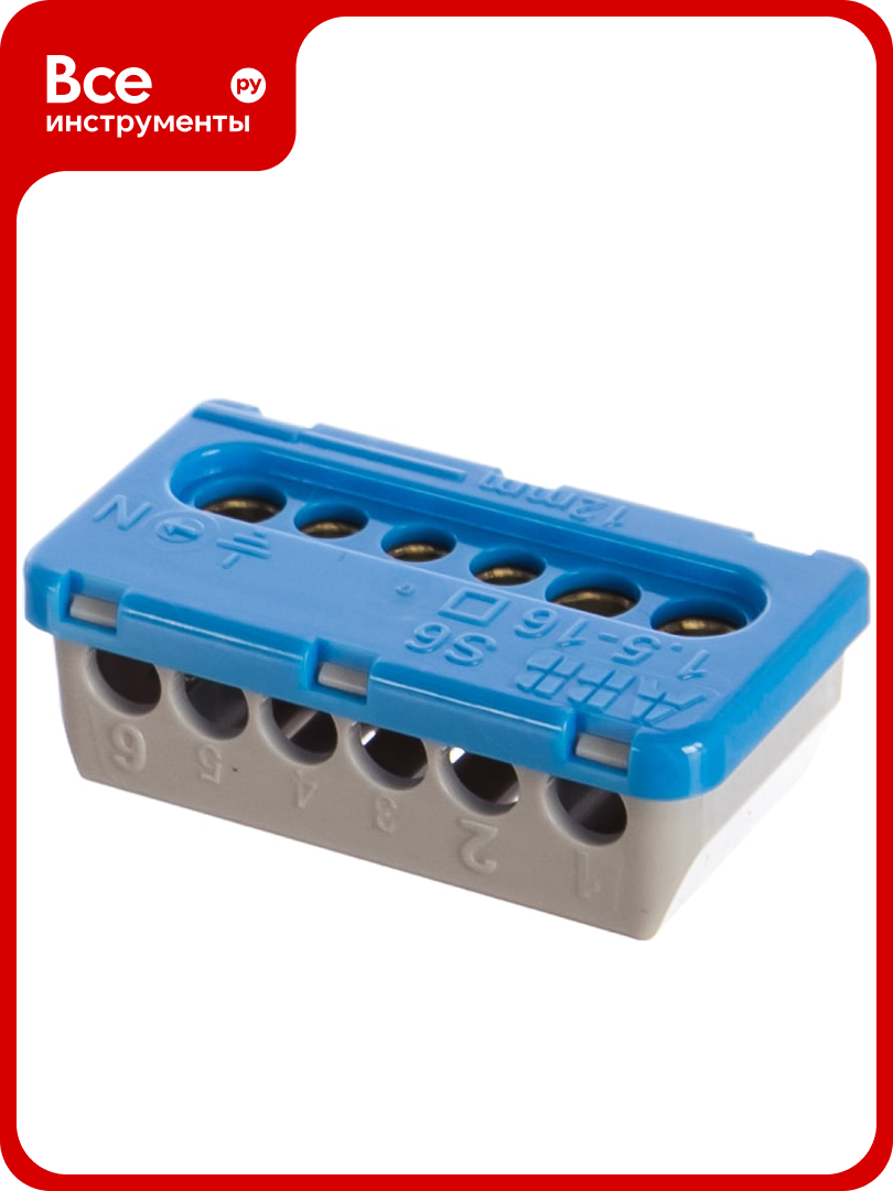 Винтовой клеммник ABB N3x16  3x6мм NK S06 1SPE007715F0731