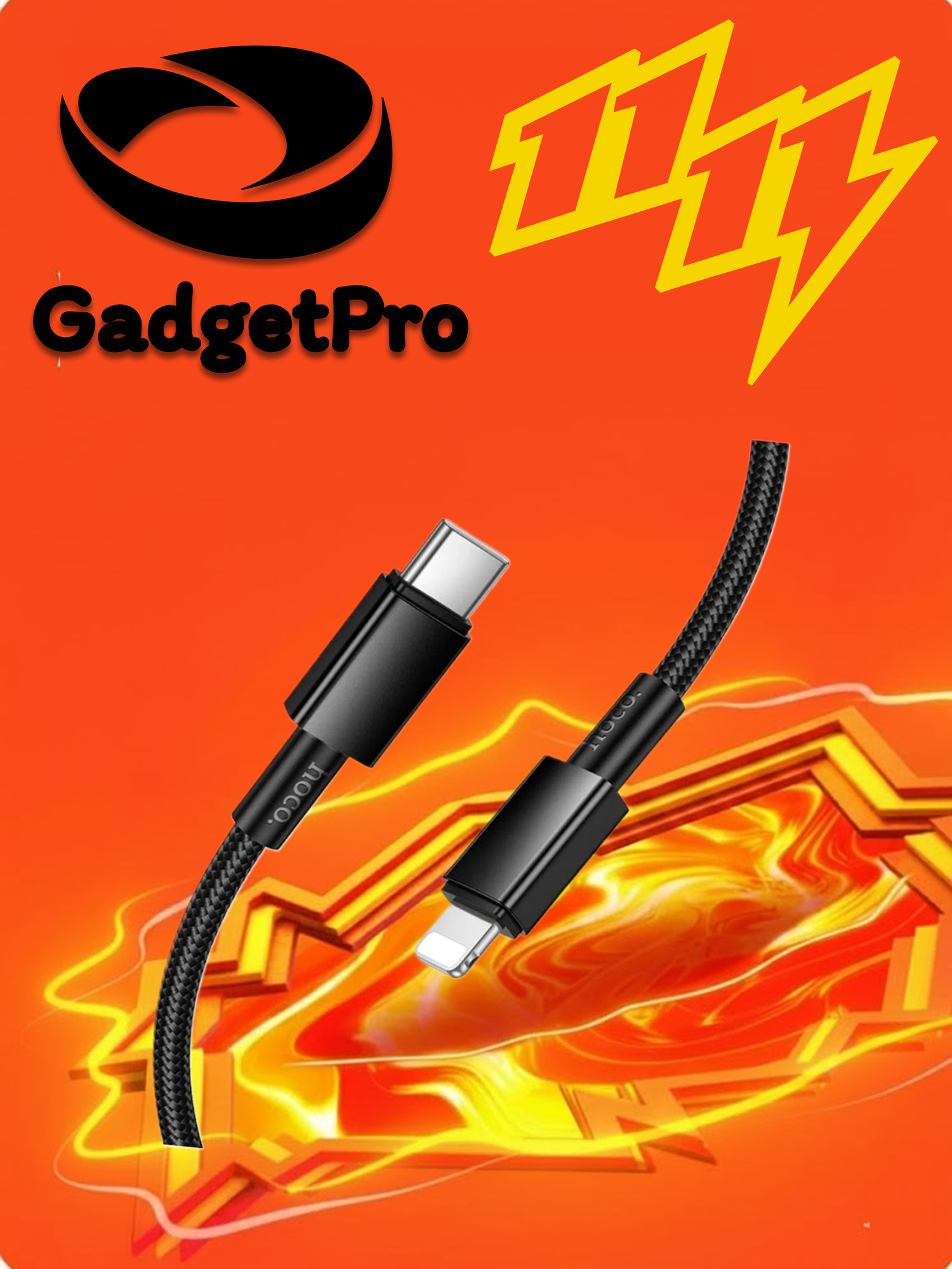 Кабель Hoco X119 Micro USB для зарядки и передачи данных, черный, надежный и современный.