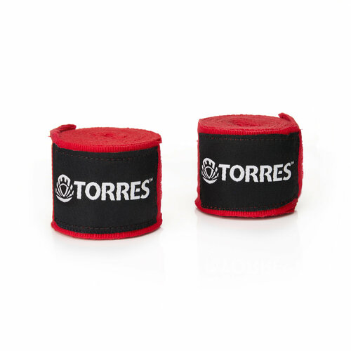 Бинты боксерские TORRES PRL619015R, длина 3,5м, ширина 5,5 см, хлопок