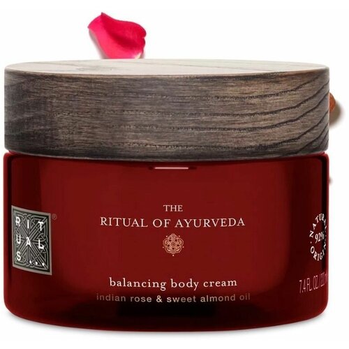 RITUALS. Крем для тела Rituals Ritual of Ayurveda 220 мл с ароматом индийской розы и сладкого миндаля.