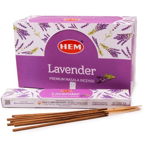 LAVENDER Premium Masala Incense, Hem (    , ), . 15 