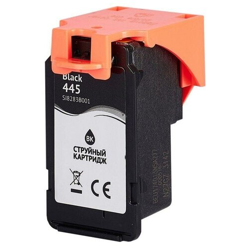 Струйный картридж Sakura 8283B001 (445 Black) для Canon, черный, 15 мл, 400 к. canon cartridge pg 445 black