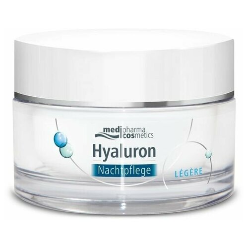 Medipharma Cosmetics Hyaluron крем для лица ночной легкий 50мл