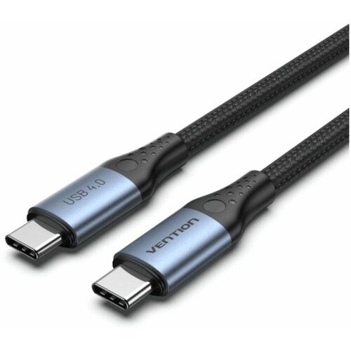 Кабель USB4.0 USB-C(m)-C(m) 1м. Vention (TAVHF) кабель usb 4 type c usb 4 type c ks is ks 715b 1 вилка вилка скорость передачи до 40 гбит с поддержка pd 3 0 8k 60гц длина 1 0 метр