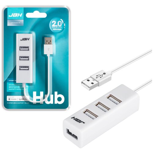 HUB USB на 4 USB 1.1 H-03 JBH белый