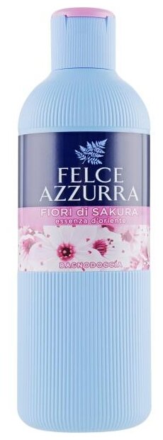 Гель для душа и пена для ванн Felce Azzurra Sakura blossom, 650 мл