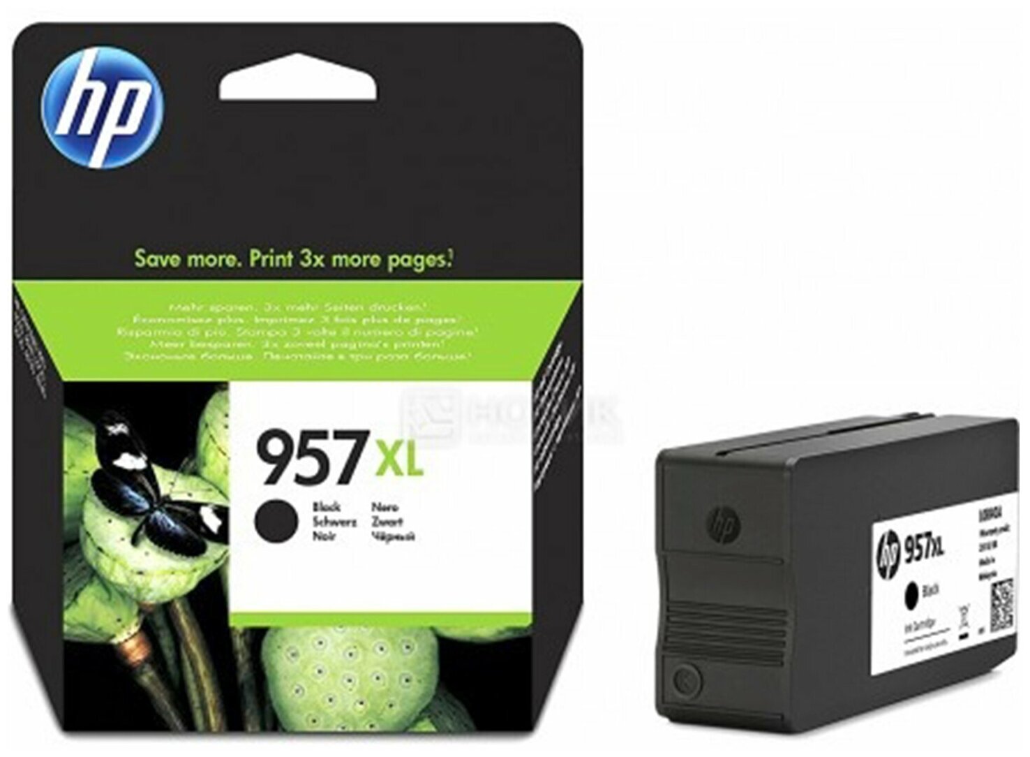 HP 957XL (черный) для HP OfficeJet Pro 8210/18/8720/25/30/40 - фото №7