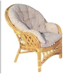 Кресло из натурального ротанга Черчиль, цвет мед
