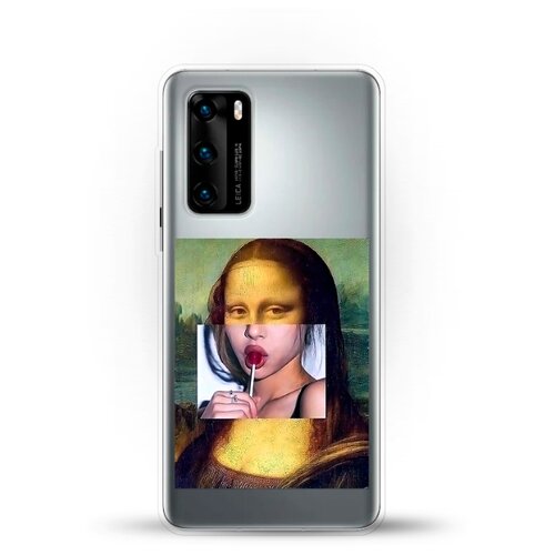 фото Силиконовый чехол мона на huawei p40 andy & paul