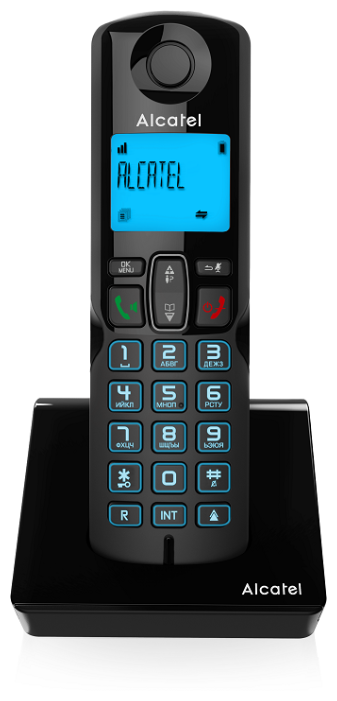 Радиотелефон ALCATEL S250 RU BLACK в магазине Яндекс.Маркет Радиотелефон ALCATEL S250 RU BLACK