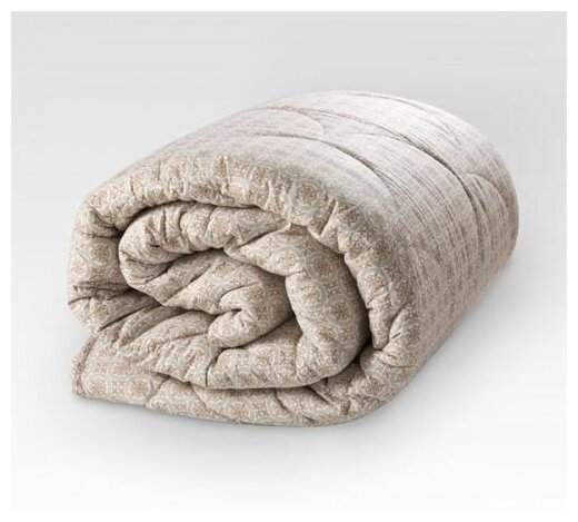Одеяло 46 стеганое (лен, хлопок 300/перкаль) 2-спальное - фотография № 3