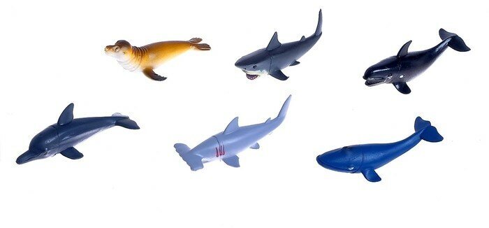 Набор морских животных «Подводный мир», 6 фигурок