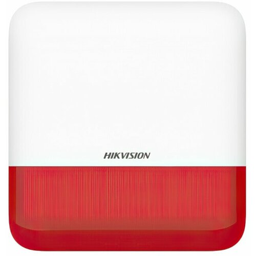 Сирена Hikvision DS-PS1-E-WE(Red Indicator), белый, 1 шт.