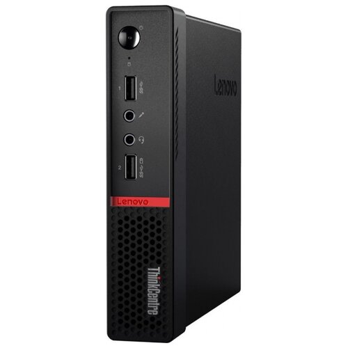 фото Настольный компьютер lenovo thinkcentre m715 tiny (10vg002lru) tiny-desktop/amd ryzen 5 2400ge/8 гб/256 гб ssd/amd radeon rx vega 11/dos черный