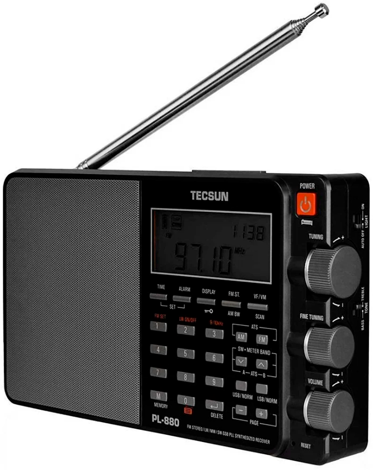 Цифровой всеволновой радиоприемник Tecsun PL-880