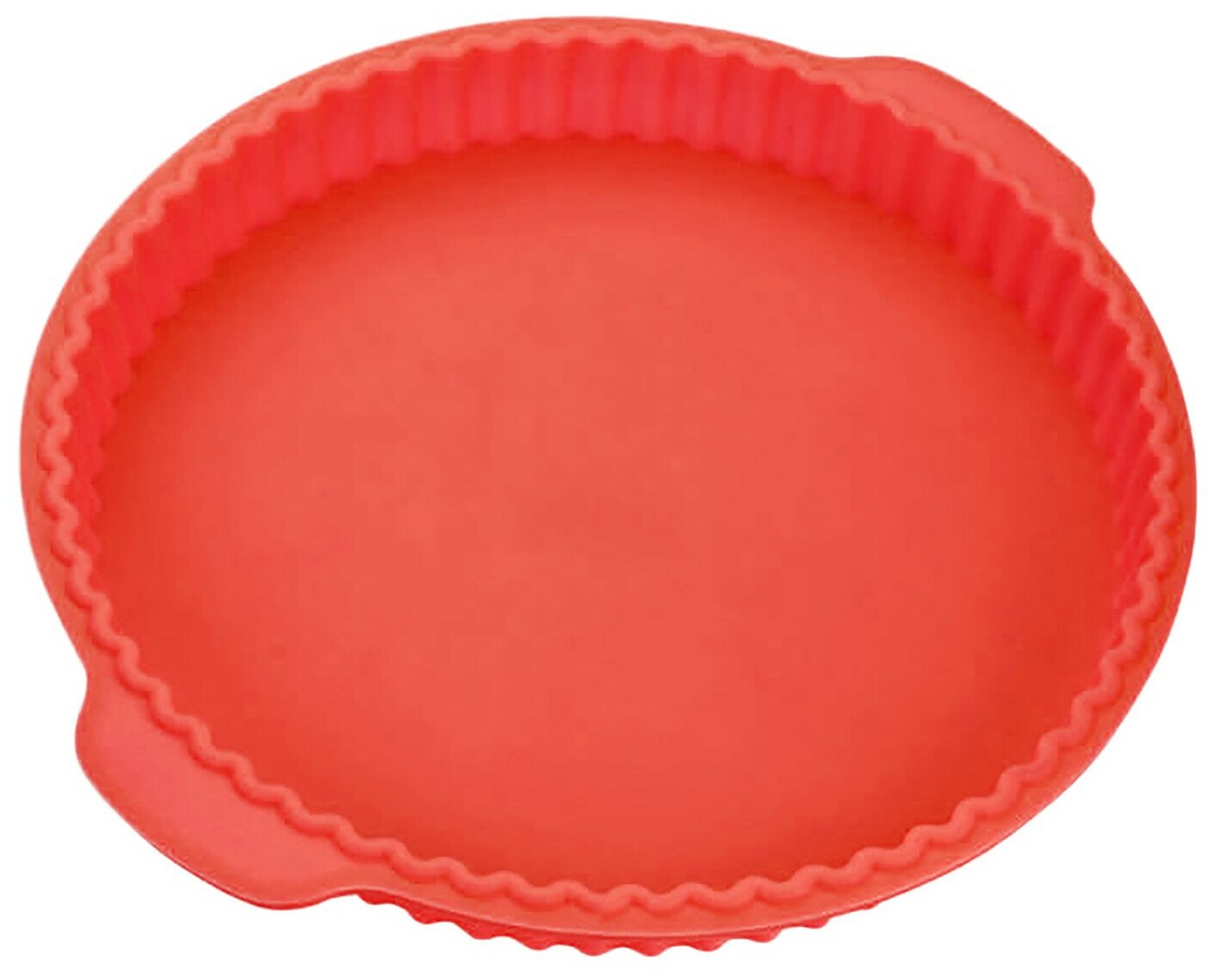 Форма для выпечки пирога, пиццы силиконовая круглая 31,2 * 28 * 3,5 см