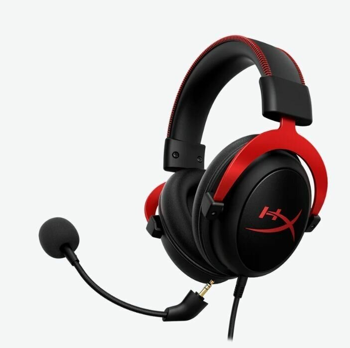 Наушники проводные HyperX Cloud II, с микрофоном, для ПК, игровые