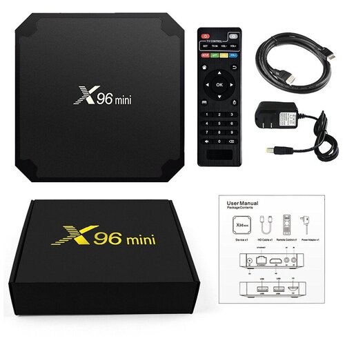 ТВ приставка X96 mini TV Box 16Гб встроенной памяти