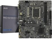 Материнская плата Msi PRO H610M-G DDR4