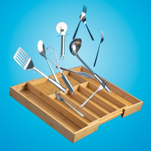 Лоток для столовых приборов TAVOLONE раздвижной, 33х43,2х4,8 см