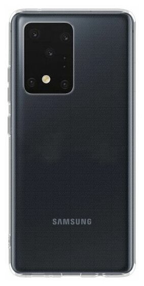 Накладка силикон Deppa Gel Case для Samsung Galaxy S20 Ultra Прозрачная арт.87442