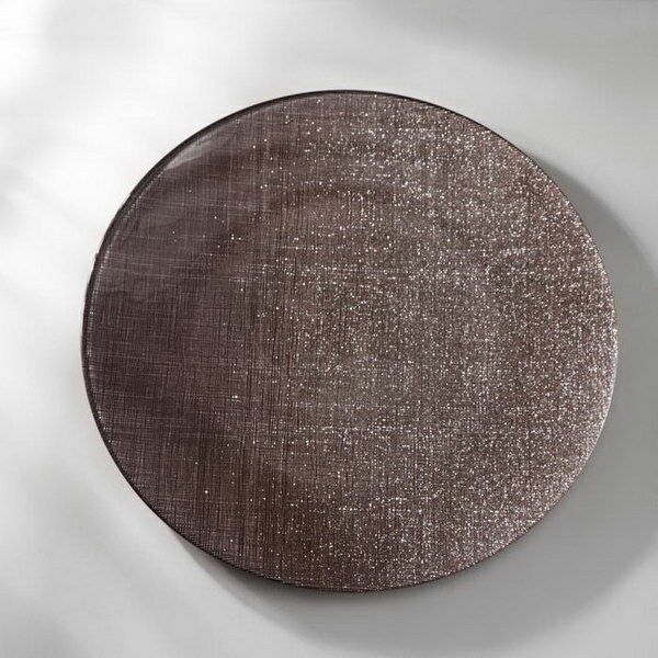 Тарелка подстановочная "Талисман", d=32 см, цвет коричневый