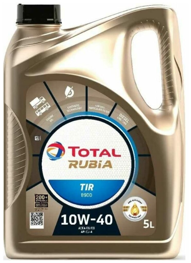 TotalEnergies Масло Моторное Синтетическое Total Rubia Tir 8900 10W40, Канистра 17,5