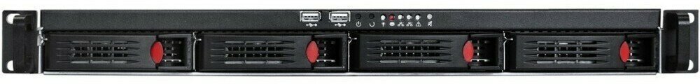 Корпус серверный 1U Exegate EX265520RUS 19", eATX, 4*3.5" HS, 2*2.5", БП 400W, 2*USB 2.0 - фото №8
