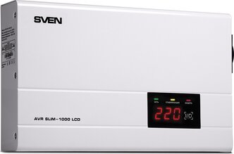 Стабилизатор напряжения Sven AVR SLIM-1000 LCD