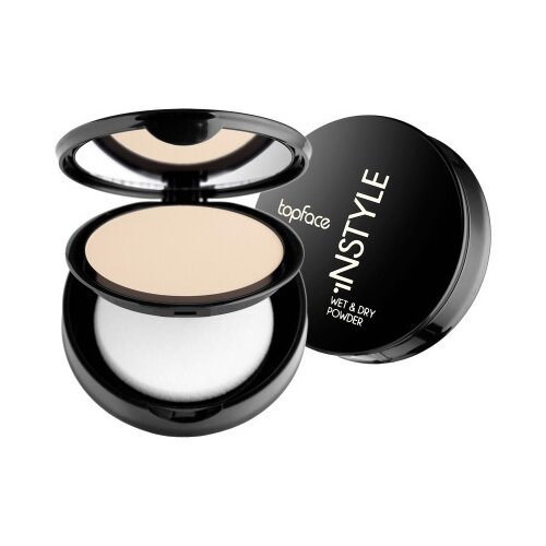 Topface Пудра компактная Instyle Wet & Dry Powder 001 10 г topface пудра компактная instyle wet