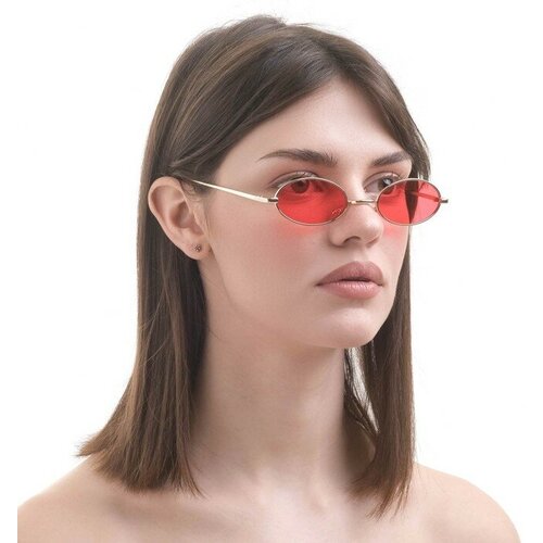 Солнцезащитные очки , красный