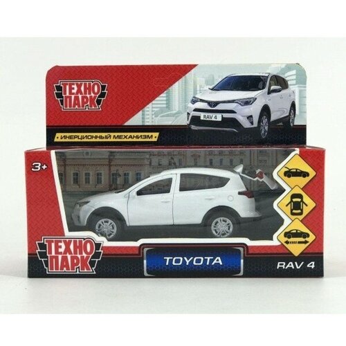 Модель RAV4-WH TOYOTA RAV4 белый Технопарк в коробке