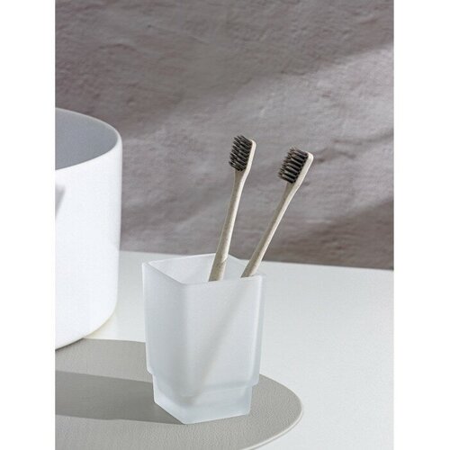 Стакан стеклянный матовый Квадро 488₽