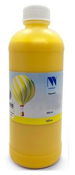 Чернила NV Print NV-INK500UY 500мл Желтый на водной основе универсальные для Сanon/‎Epson/‎НР/‎Lexmark