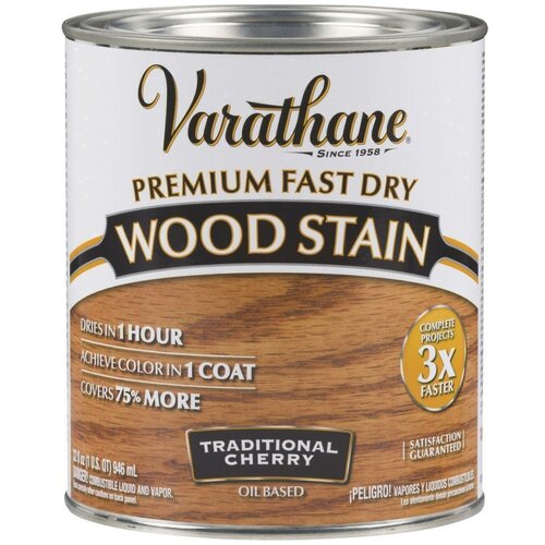 Морилка - Масло Для Дерева Varathane Premium Fast Dry Wood Stain традиционная вишня 0,236л