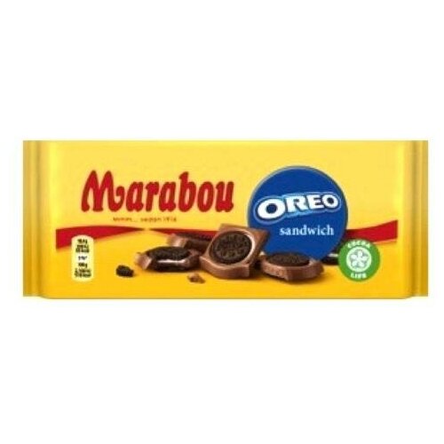 Marabou/Шоколад молочный плиточный Марабу Oreo