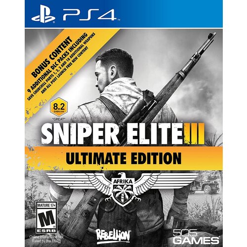 Sniper Elite 3 (III) Ultimate Edition (PS4) английский язык игра rebellion sniper elite 3 ultimate edition