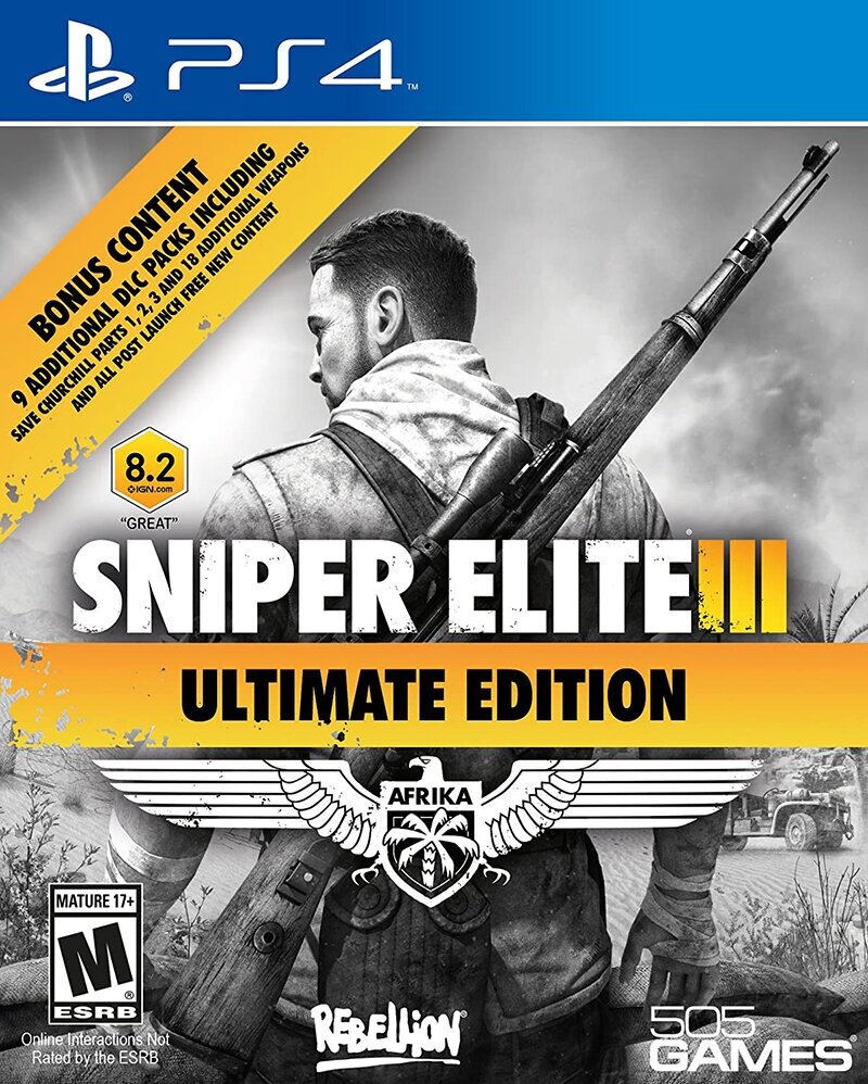 Sniper Elite 3 (III) Ultimate Edition (PS4) английский язык