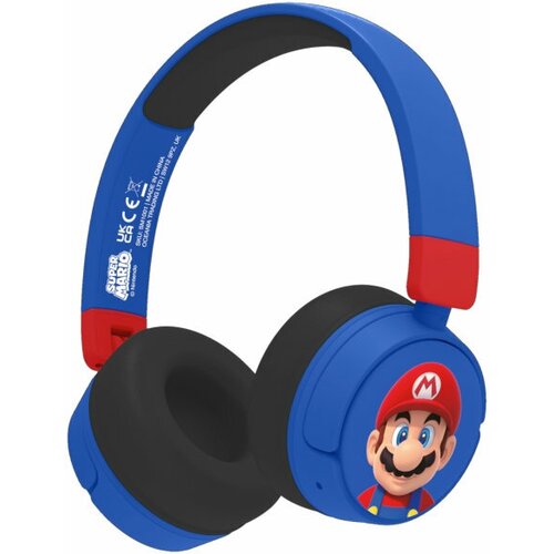 Наушники OTL Technologies Super Mario Blue SM1001 беспроводные наушники otl technologies mario красный 41000010677