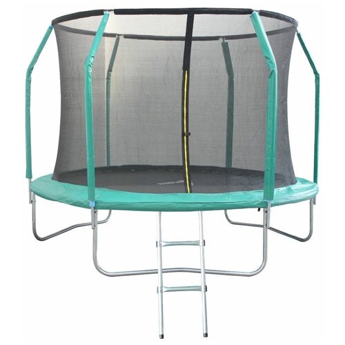 фото Батут sportelite 10ft 3.05м с защитной сеткой (внутрь) с лестницей gb102011-10ft sport elite