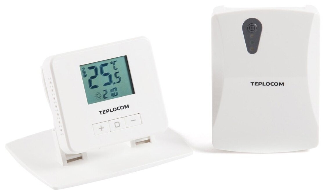 Терморегулятор TEPLOCOM TS-2AA/3A-RF белый