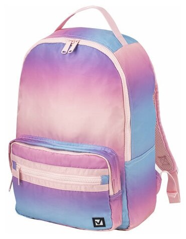 Рюкзак школьный Brauberg Multicolor "Rainbow", нейлон, 43х28х14см