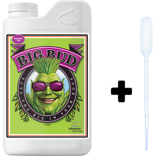 Advanced Nutrients Big Bud 1л + пипетка-дозатор, удобрение для растений, добавка для цветения